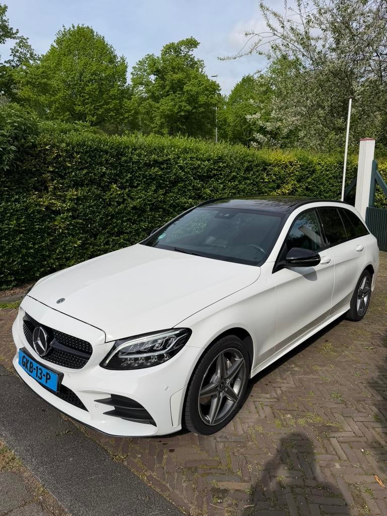 Mercedes-Benz C-Klasse C200 d 160pk AMG night editie, Auto's, Mercedes-Benz, Automaat, Achterwielaandrijving, 1800 kg, 4 cilinders