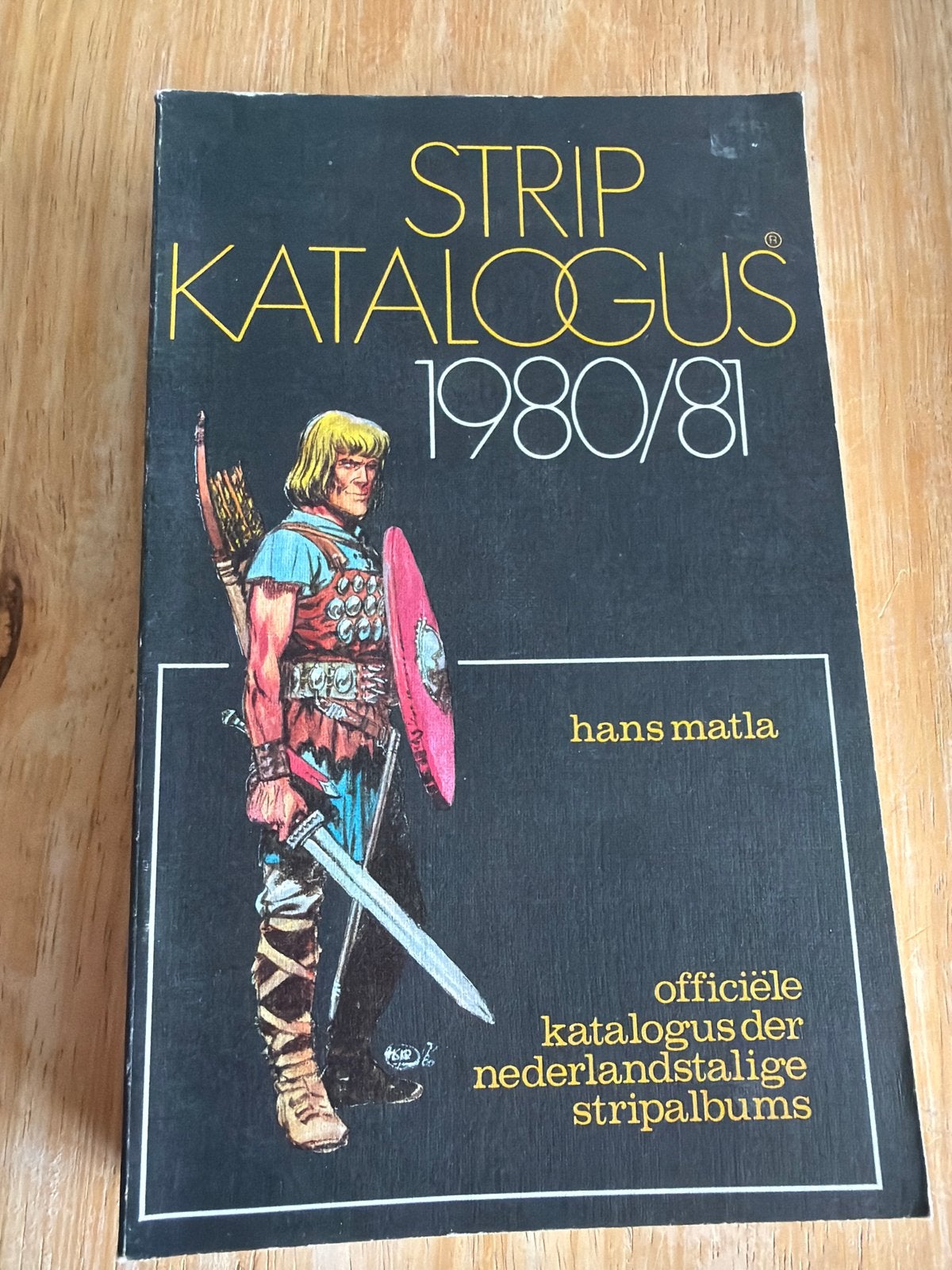 Strip Katalogus 1980/81 - Hans Matla, Eén stripboek, Ophalen of Verzenden, Gelezen