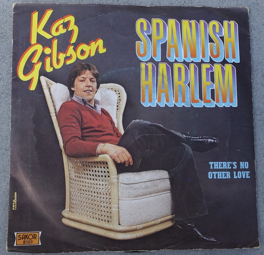 Kaz Gibson - Spanish Harlem / There's No Other Love (7 inch), 7 inch, Zo goed als nieuw, Pop, Overige typen