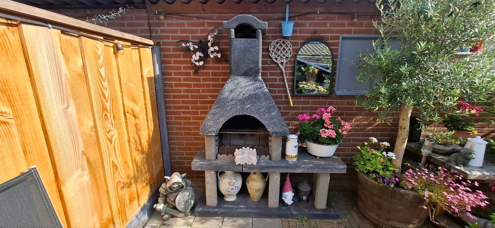 mooie betonnen barbecue, Tuin en Terras, Ophalen, Gebruikt