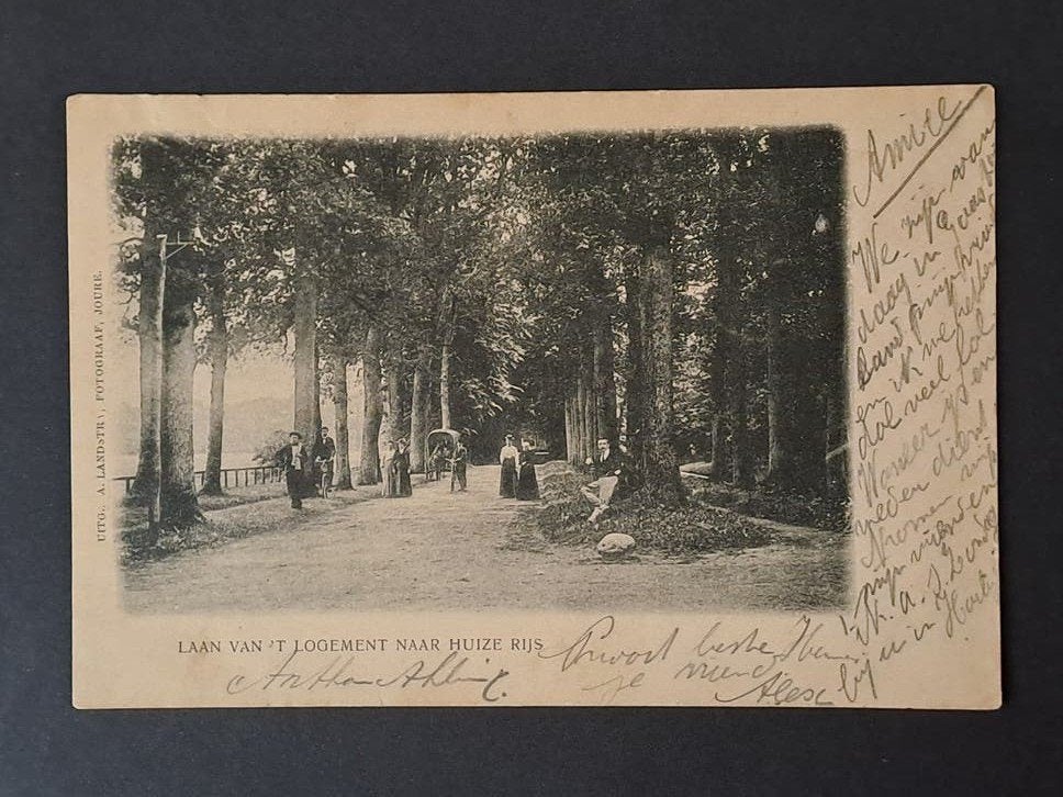 Gaasterland Friesland Laan van Logement naar Huize Rijs 1903, Verzenden, Voor 1920, Gelopen, Friesland