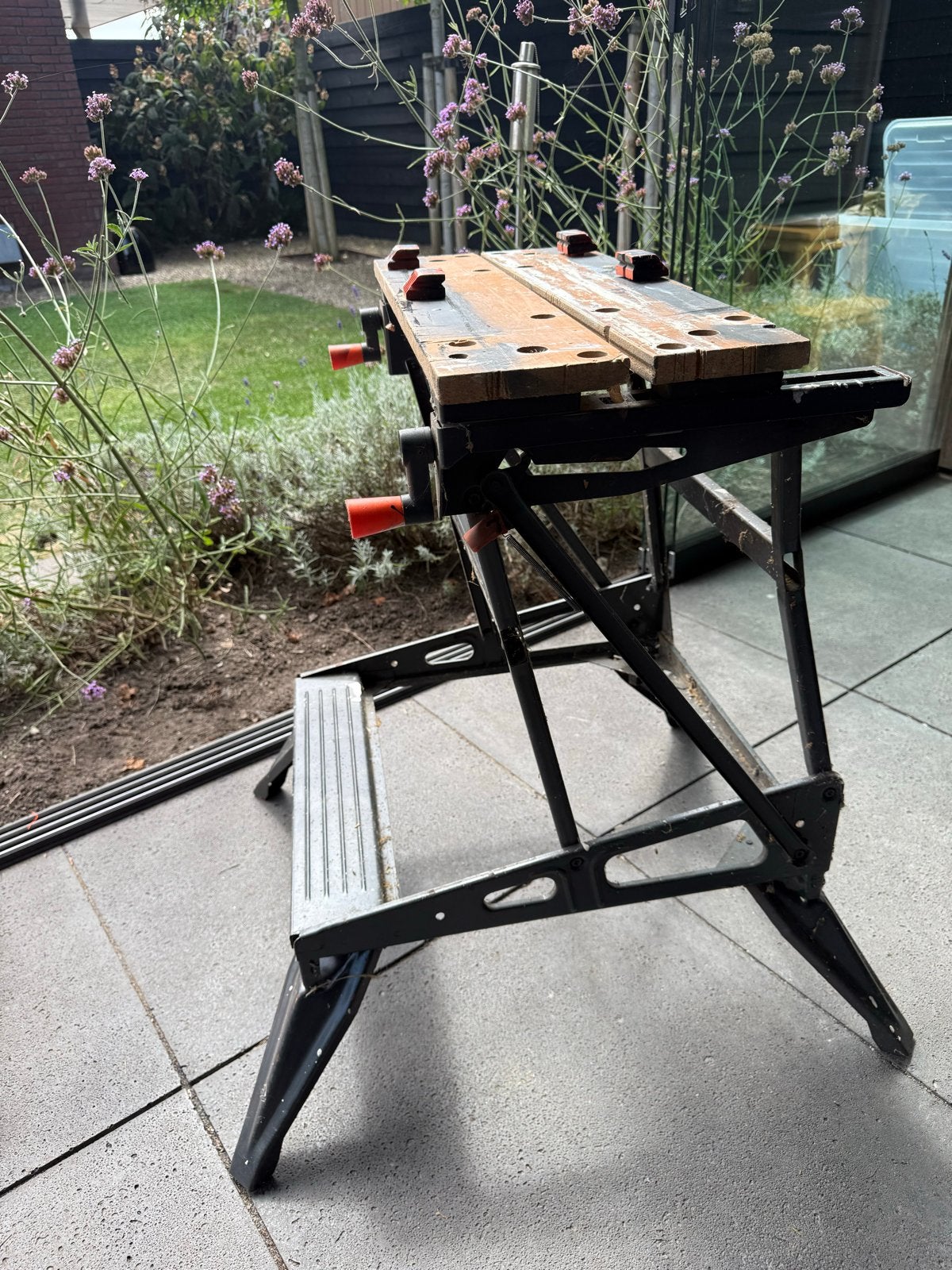 Black & Decker Workmate werkbank met bankschroef, Ophalen, Gebruikt, 70 tot 120 cm, Bankschroef