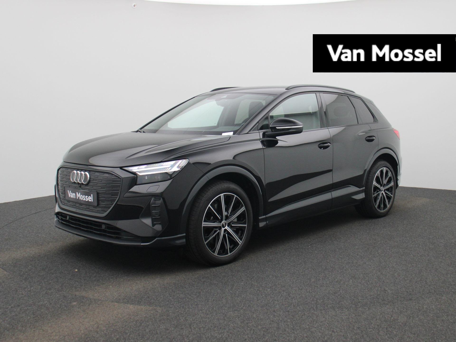 Audi Q4 e-tron 50 quattro Advanced edition 77 kWh 299 PK | N, Automaat, 12 maanden, Zwart, Zwart