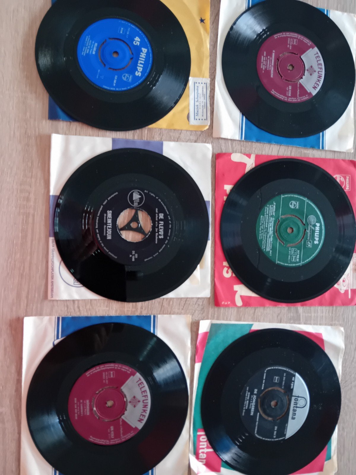 6 Friese vinyl singes, Ophalen of Verzenden, Overige formaten, Vocaal