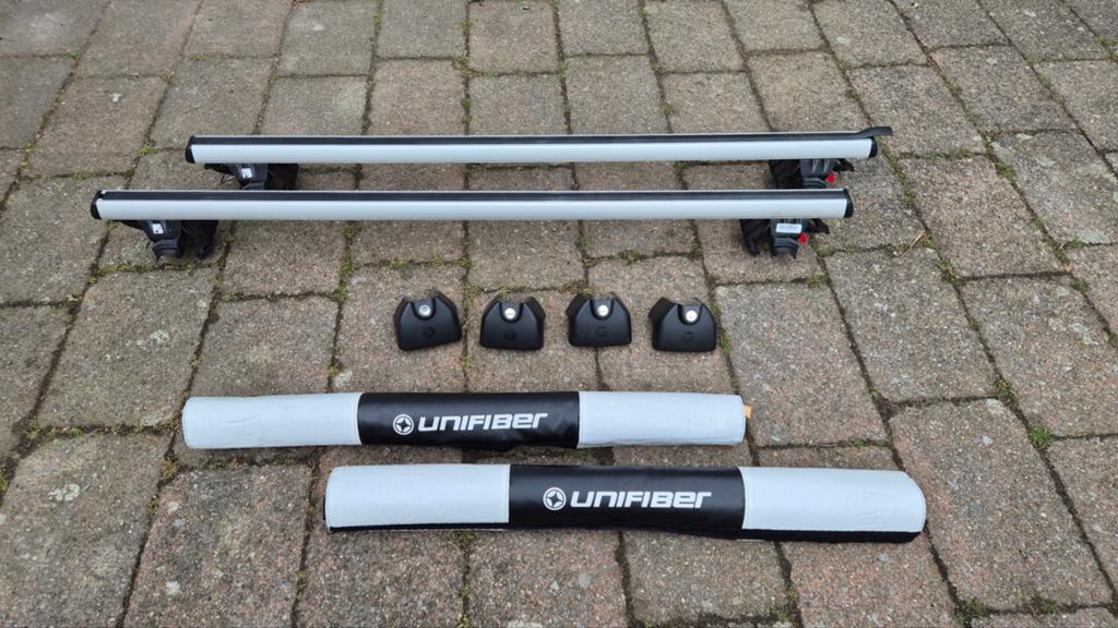 Thule dakdragers voor Skoda Octavia (open rails), Auto diversen, Dakdragers, Ophalen, Gebruikt