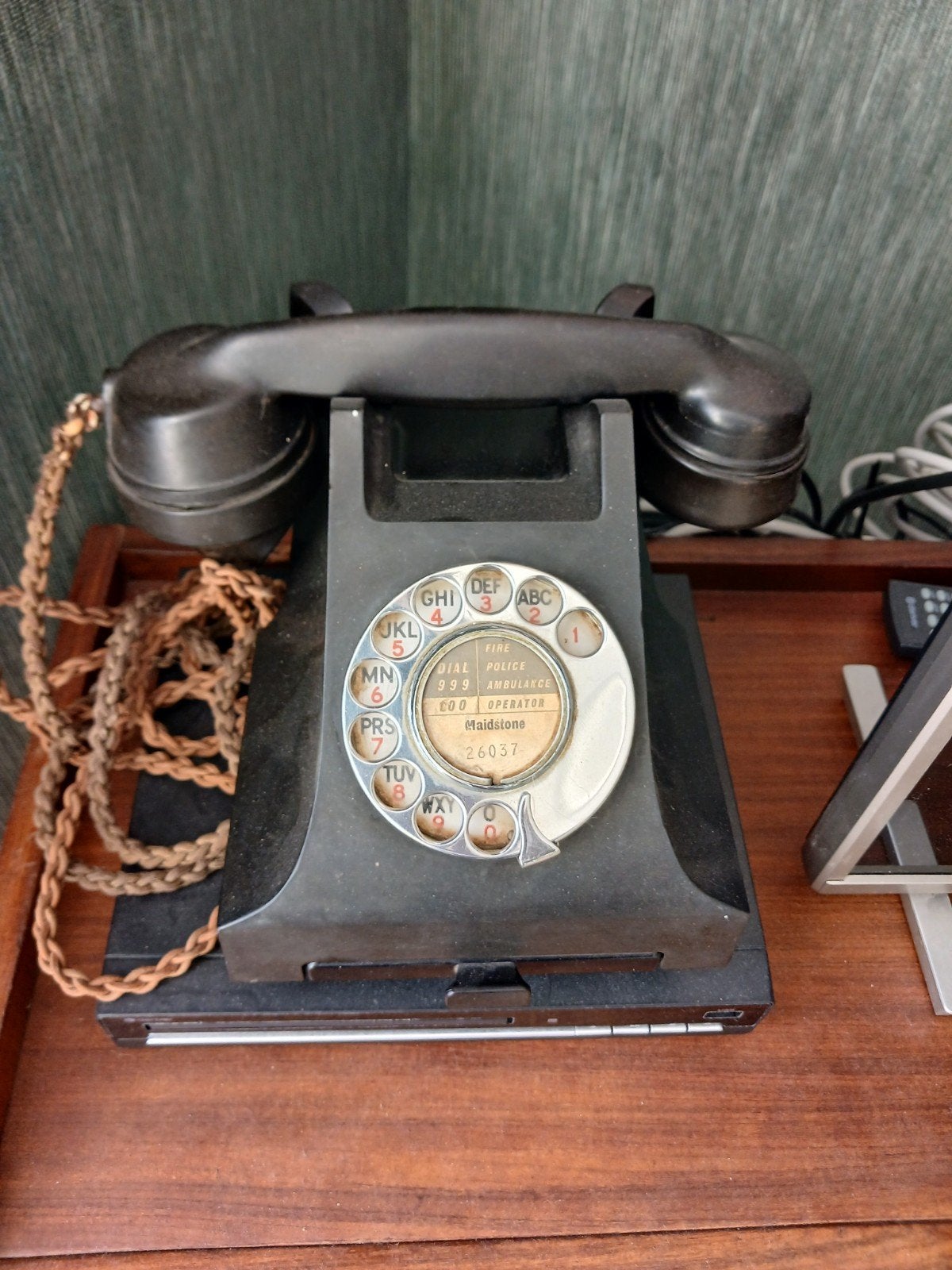 Originele Britse GPO 332 Bakeliet Telefoon 1952 Phoenix PX, Ophalen of Verzenden, Huis en Inrichting