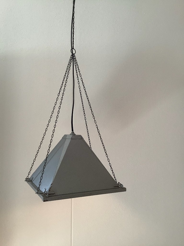 Vintage industriele Kindermann hanglamp, Ophalen of Verzenden