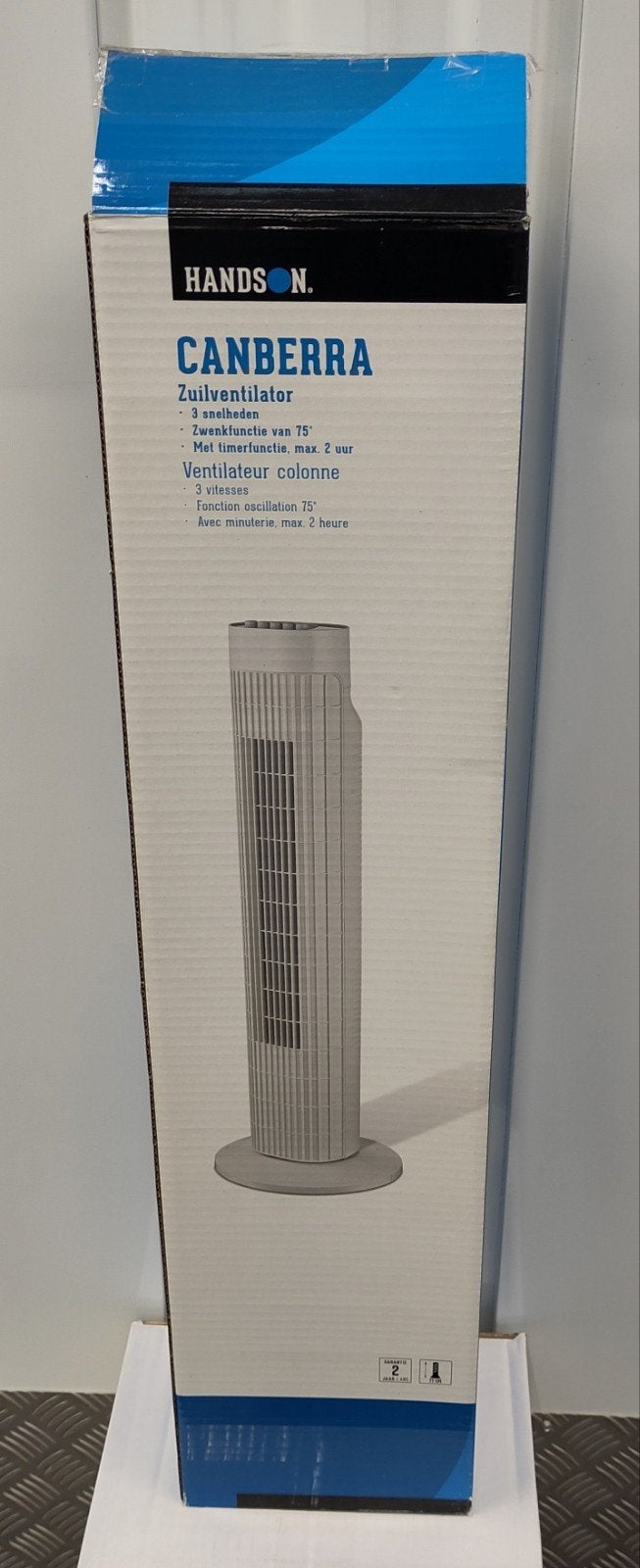 Handson Canberra zuil/toren ventilator 563909 hoogte 77 cm, Witgoed en Apparatuur, Ventilatoren, Ophalen, Torenventilator