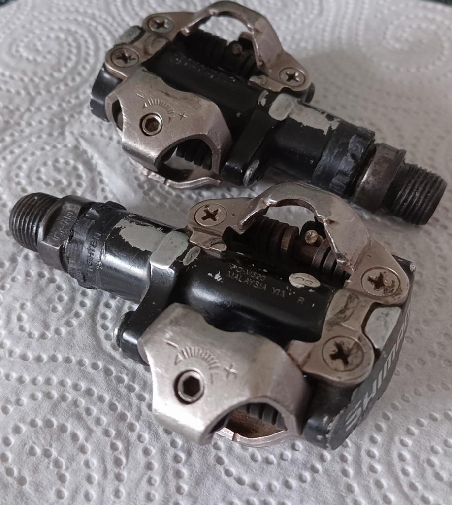 Shimano SPD pedalen - Gebruikt, Crankstel of Pedalen, Gebruikt, Racefiets, Staal