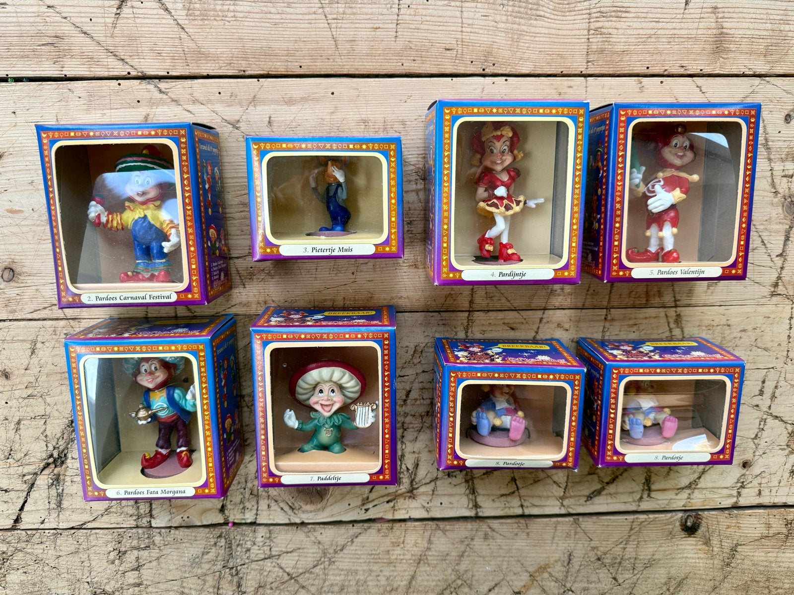 Efteling poppetjes - 8 stuks, nieuw in doos, Verzenden, Nieuw, Beeldje of Poppetje