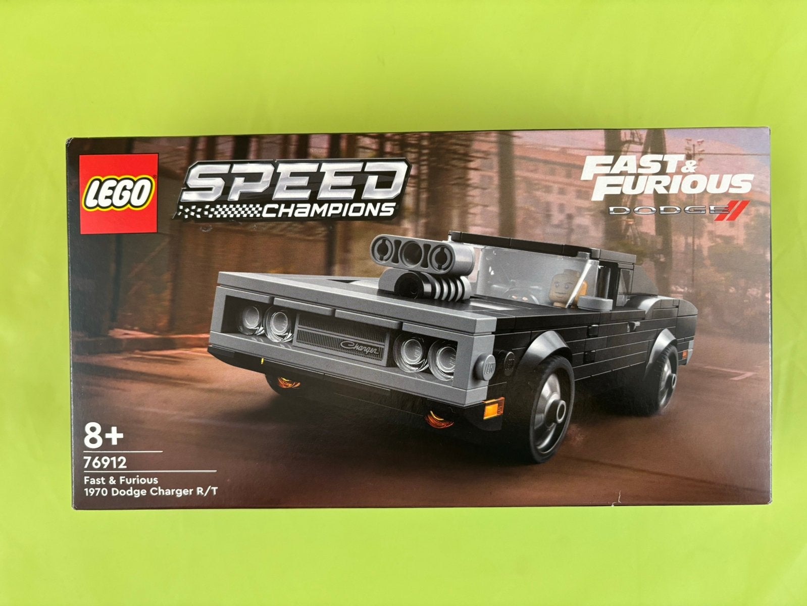 LEGO 76912 Dodge Charger R/T – Zeldzaam & Uit Productie, Ophalen, Lego, Speed Champions, Zo goed als nieuw