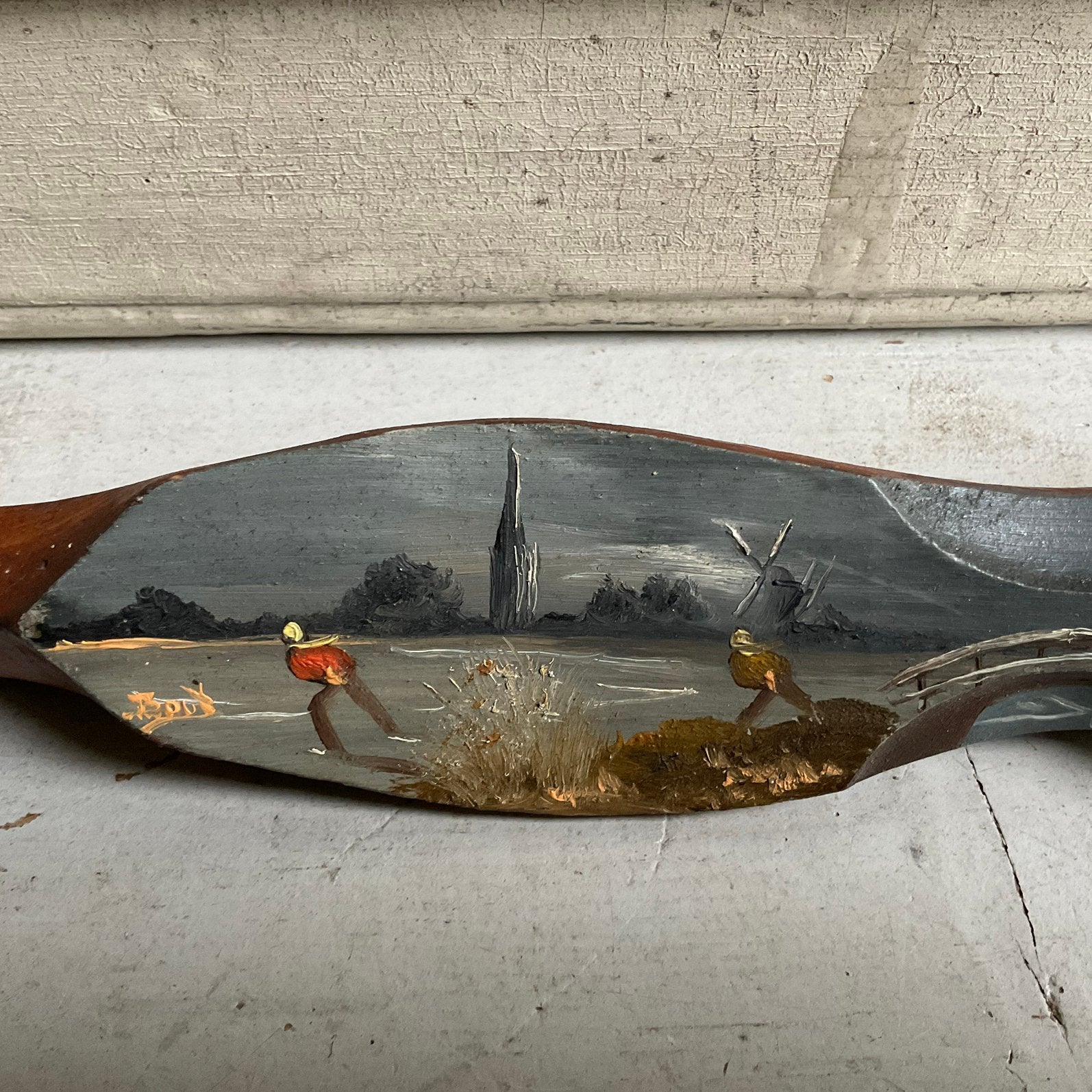 Schilderij op schaats *floor epe*, Ophalen of Verzenden