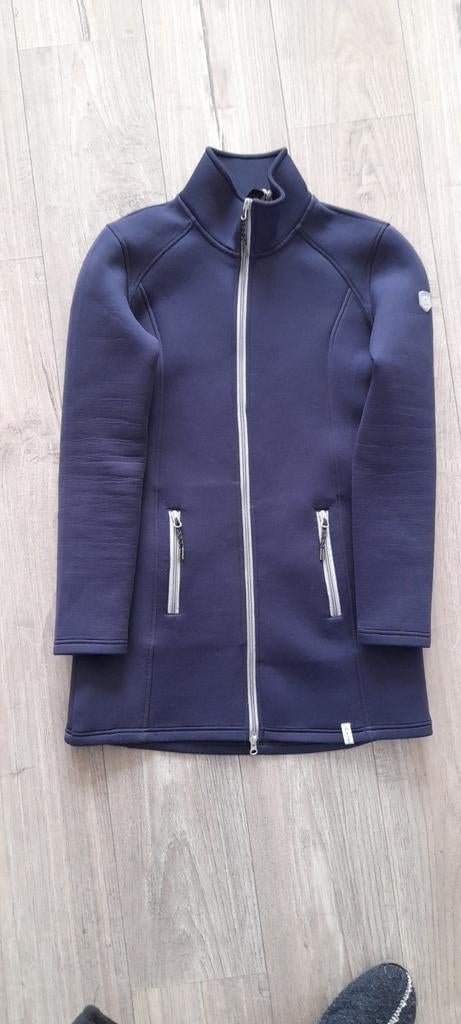 Softshell jas/vest Kjelvik donkerblauw S, fijne stof!, Ophalen of Verzenden, Zo goed als nieuw, Blauw