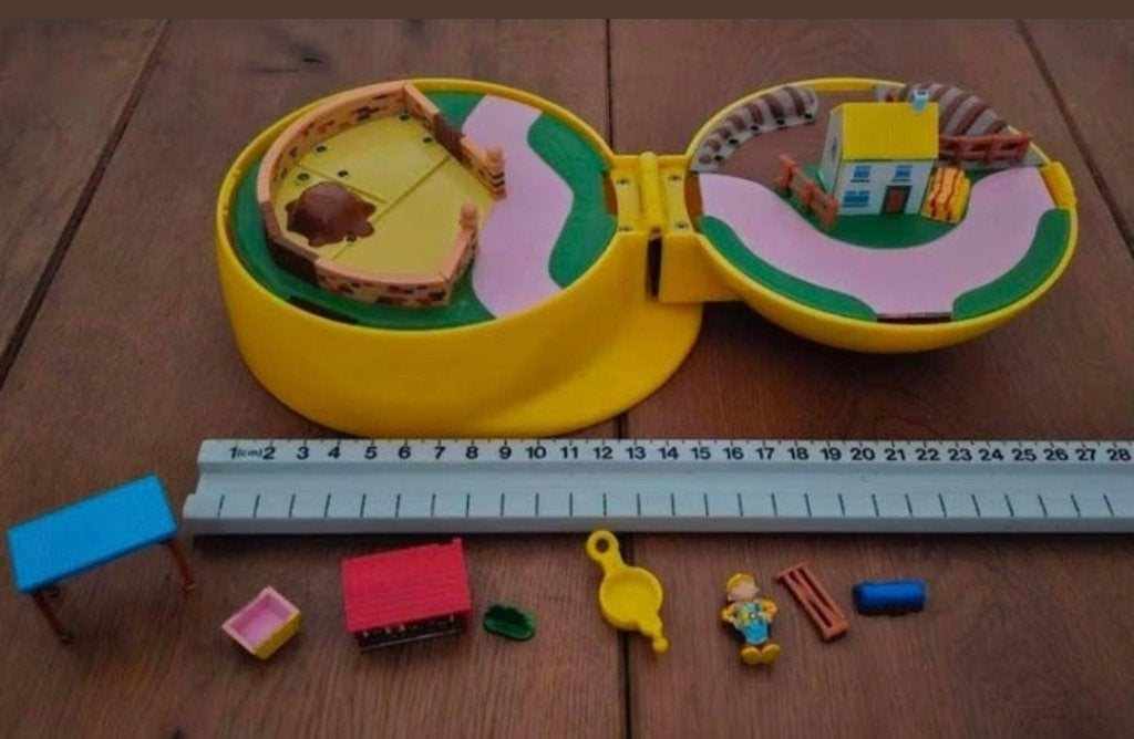 Bob de bouwer mini speelset- polly pocket stijl- verzend ook, Verzamelen, Ophalen, Gebruikt