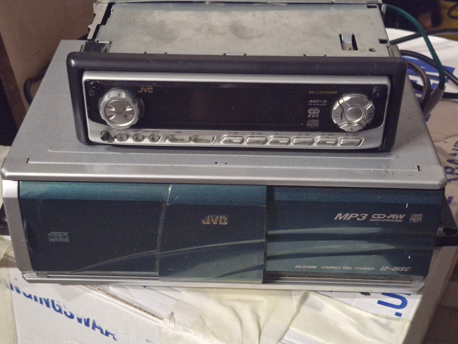 Jvc radio met cd wisselaar, Ophalen of Verzenden, Gebruikt