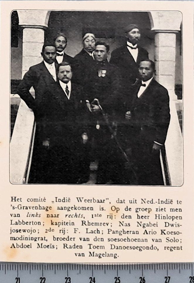 Leger Indië 1917; Comité Indië Weerbaar in Den Haag, Verzenden, Voor 1940, Gebruikt, Overige onderwerpen