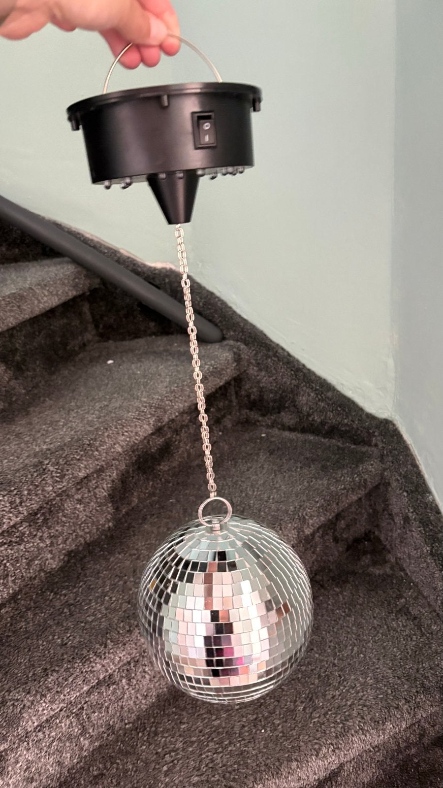 Nieuwe discobal met motor en LED-verlichting, Ophalen, Overige merken, Kunststof, Overige fittingen