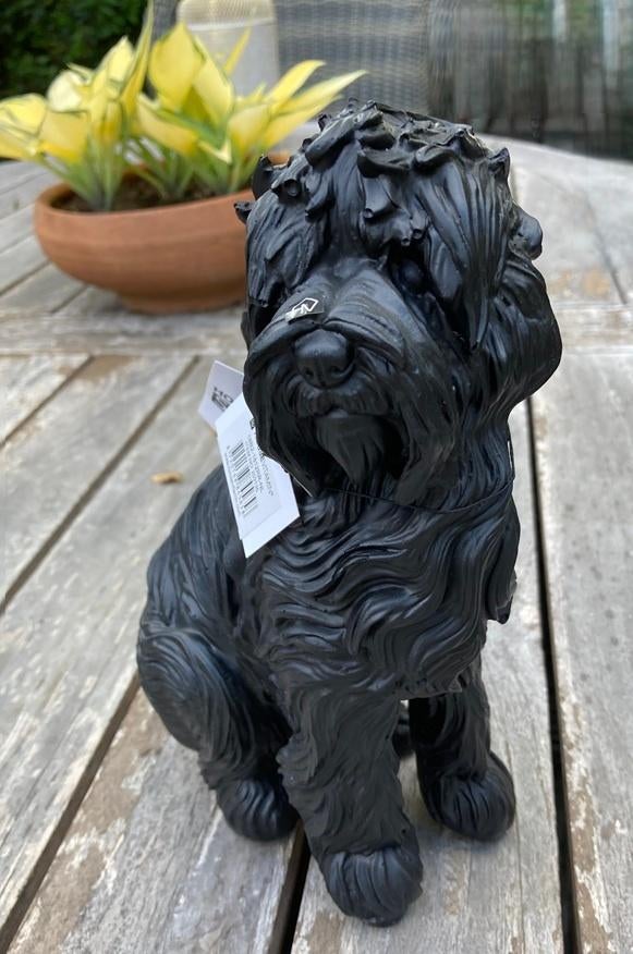 BLACK LABRADOODLE 23CM HOOG NIEUW, Huis en Inrichting, Woonaccessoires | Boeddhabeelden, Nieuw, Ophalen of Verzenden