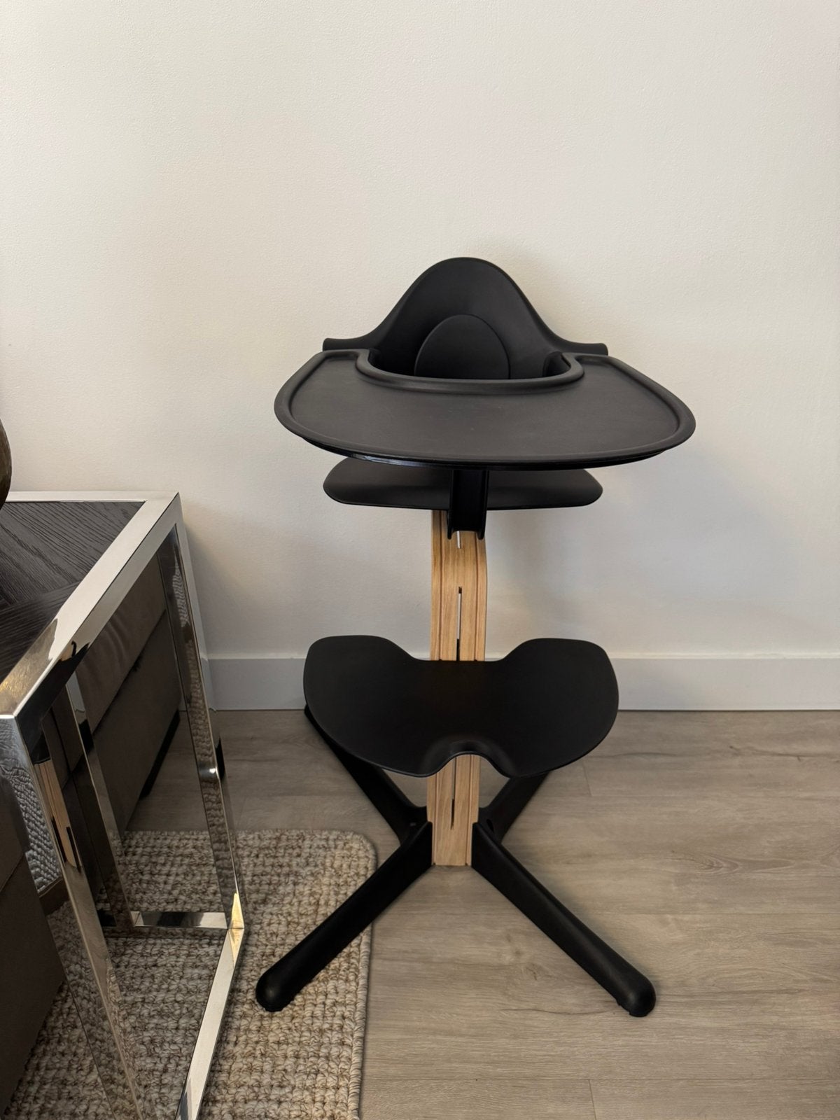 Kinderstoel Stokke Nomi Newbornset en Eetblad + Babyset, Kinderen en Baby's, Kinderstoelen, Ophalen, Zo goed als nieuw, Meegroeistoel