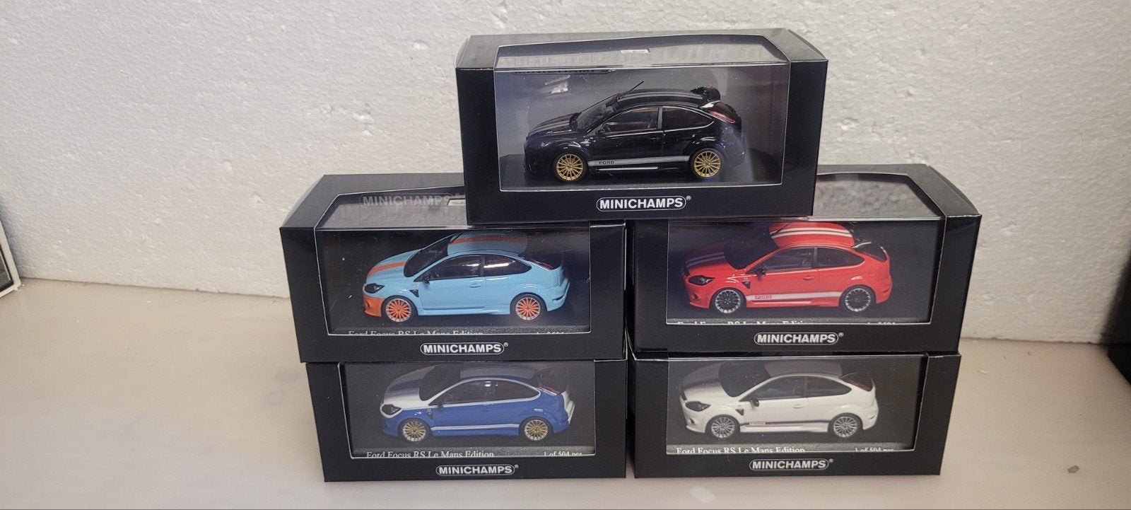 Minichamps 2010 Ford Focus RS  LeMans Edition, Hobby en Vrije tijd, Ophalen of Verzenden, Zo goed als nieuw, Auto, MiniChamps