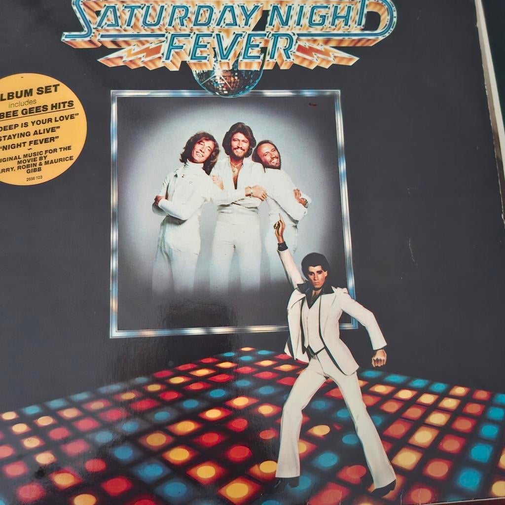 Saturday Night Fever Soundtrack Dubbel-LP (1977), Gebruikt, Inclusief binnenhoes, Ophalen of Verzenden, 1970 - 1979