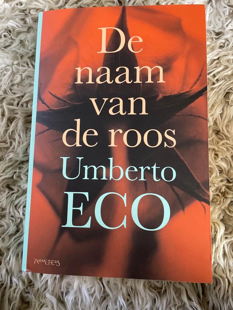 De naam van de roos - Umberto Eco, Ophalen of Verzenden, Gelezen, Nederland