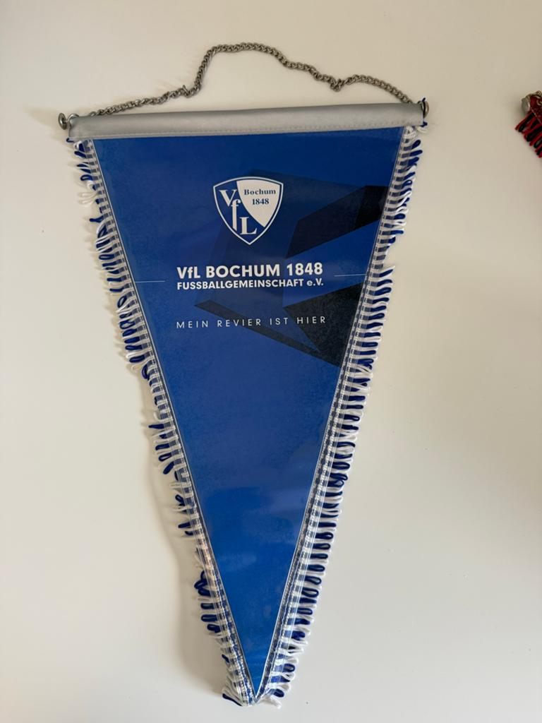 VfL Bochum wedstrijd vaantje - Voetbal memorabilia, Verzamelen, Ophalen of Verzenden, Gebruikt, Buitenlandse clubs, Vaantje of Sjaal