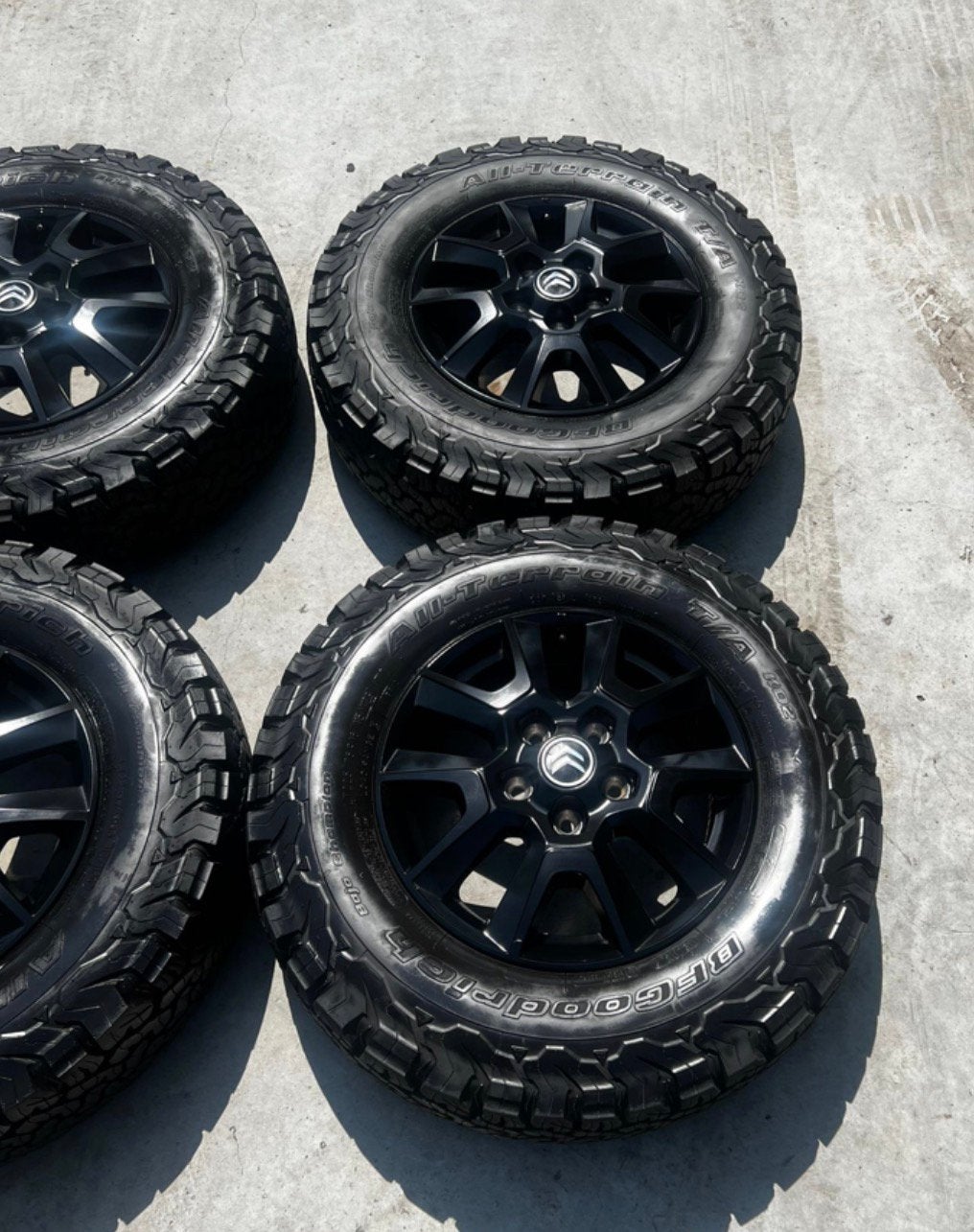 Originele Citroën Jumper / Fiat Ducato set all terrain, Auto-onderdelen, Banden en Velgen, Bestelwagen, 16 inch, Banden en Velgen