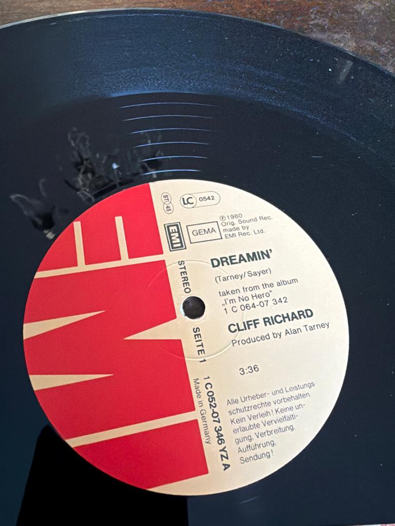 Cliff Richard - Dreamin' (12" Maxi-Single), Gebruikt, Maxi-single, 1980 - 1989, Ophalen of Verzenden