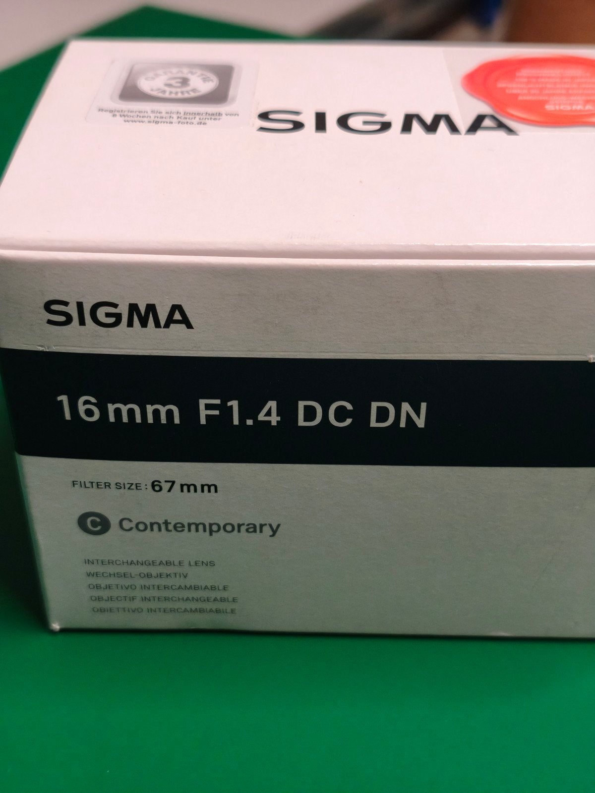 Sigma 16mm f1.4 DC DN sony e-mount lens objectief, Ophalen, Sony E-mount, Sigma, Groothoeklens