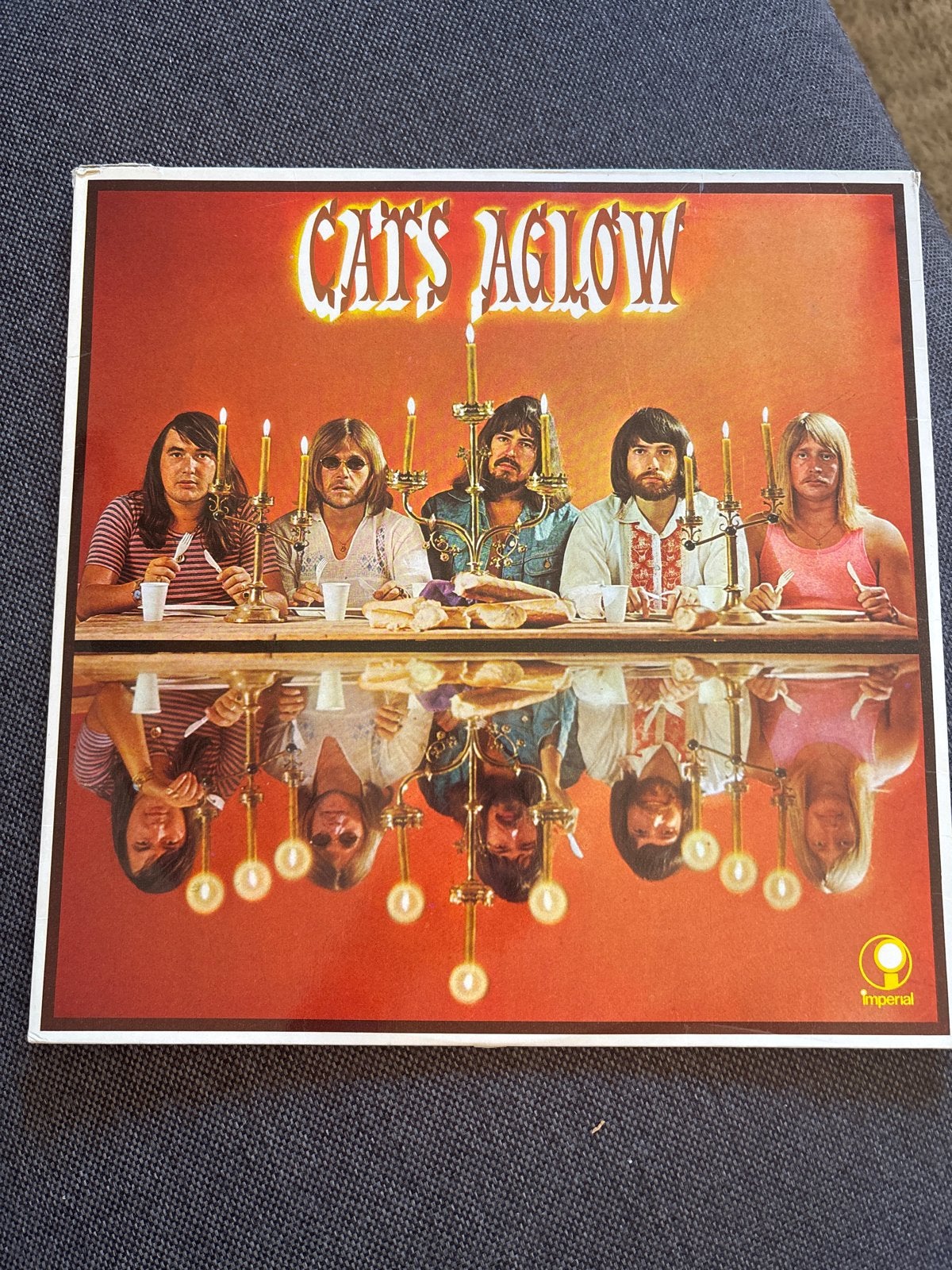 The Cats - Cats Aglow LP (1971) met poster, Ophalen, LP, Gebruikt, Pop