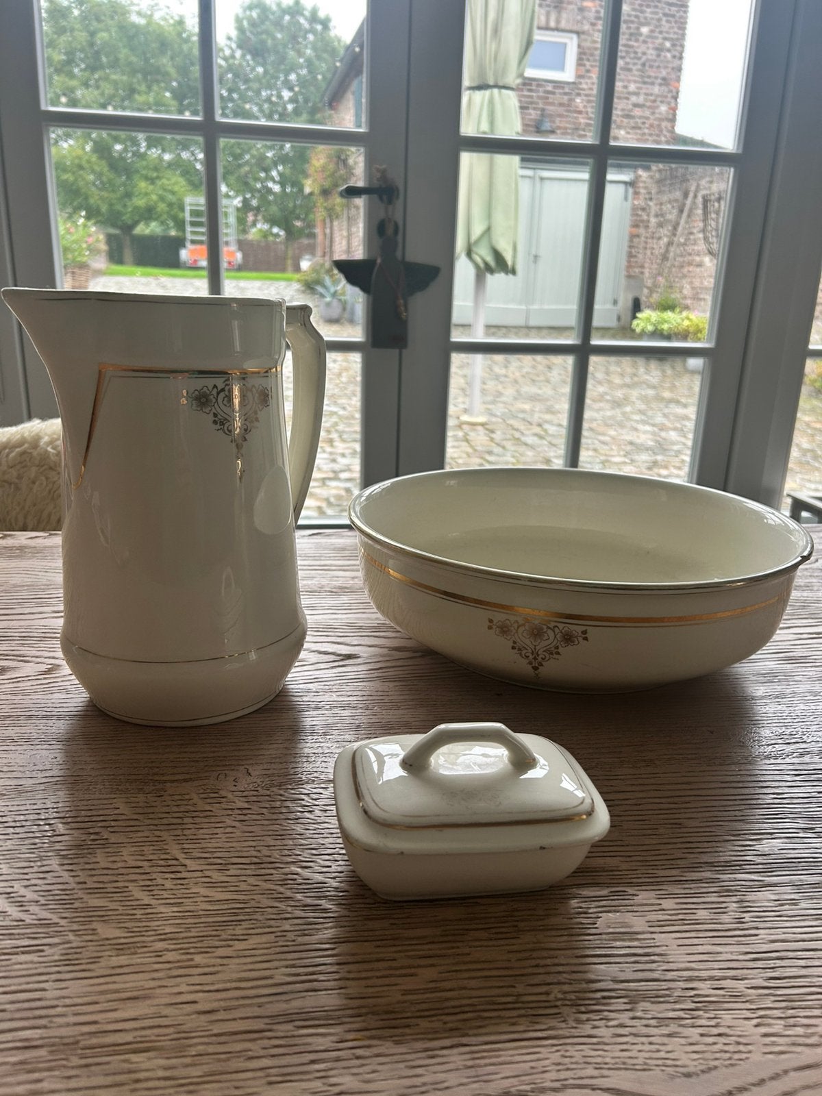 Lampet stel art deco, Ophalen