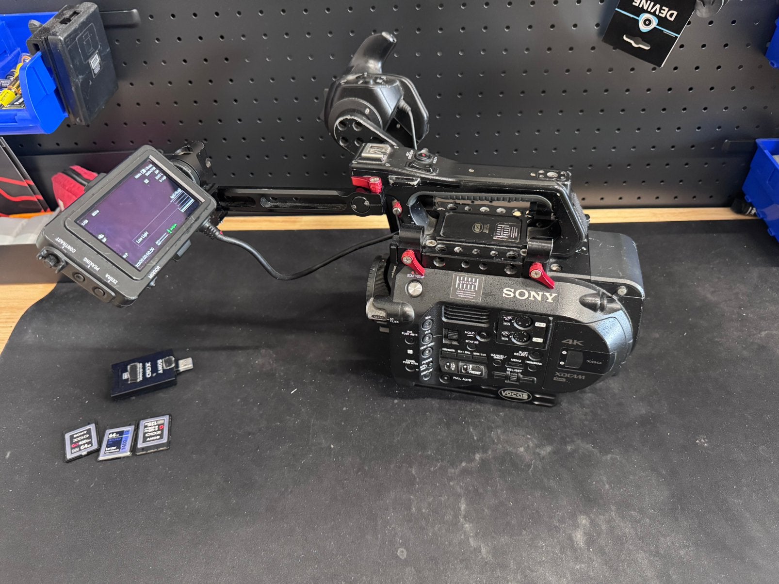 Sony FS7 Mark I + XQD-geheugenkaarten, Ophalen, Zo goed als nieuw, Video