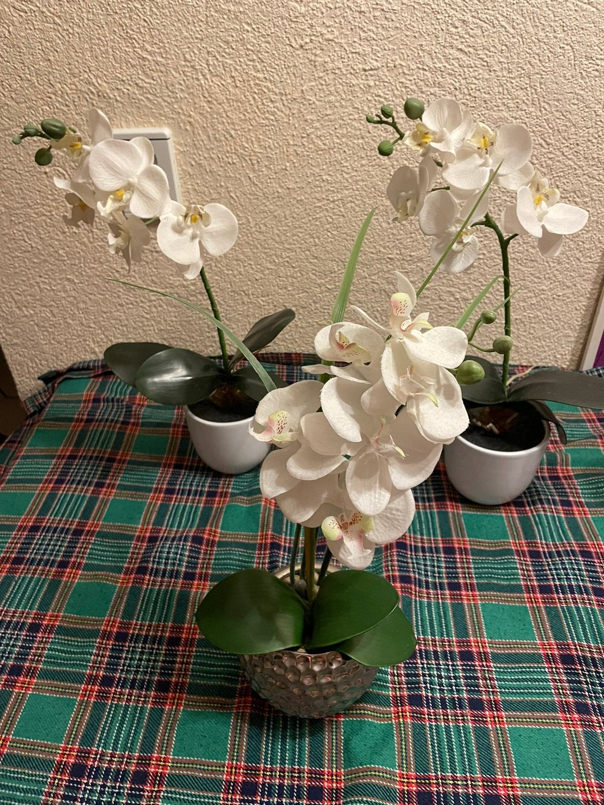 Kunst orchideeën wit, Ophalen of Verzenden, Zo goed als nieuw