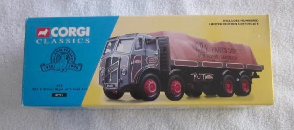 Corgi Classics truck Erf 8 Wheel Rigid met load set  in doos, Hobby en Vrije tijd, Modelauto's | 1:50, Ophalen of Verzenden, Zo goed als nieuw