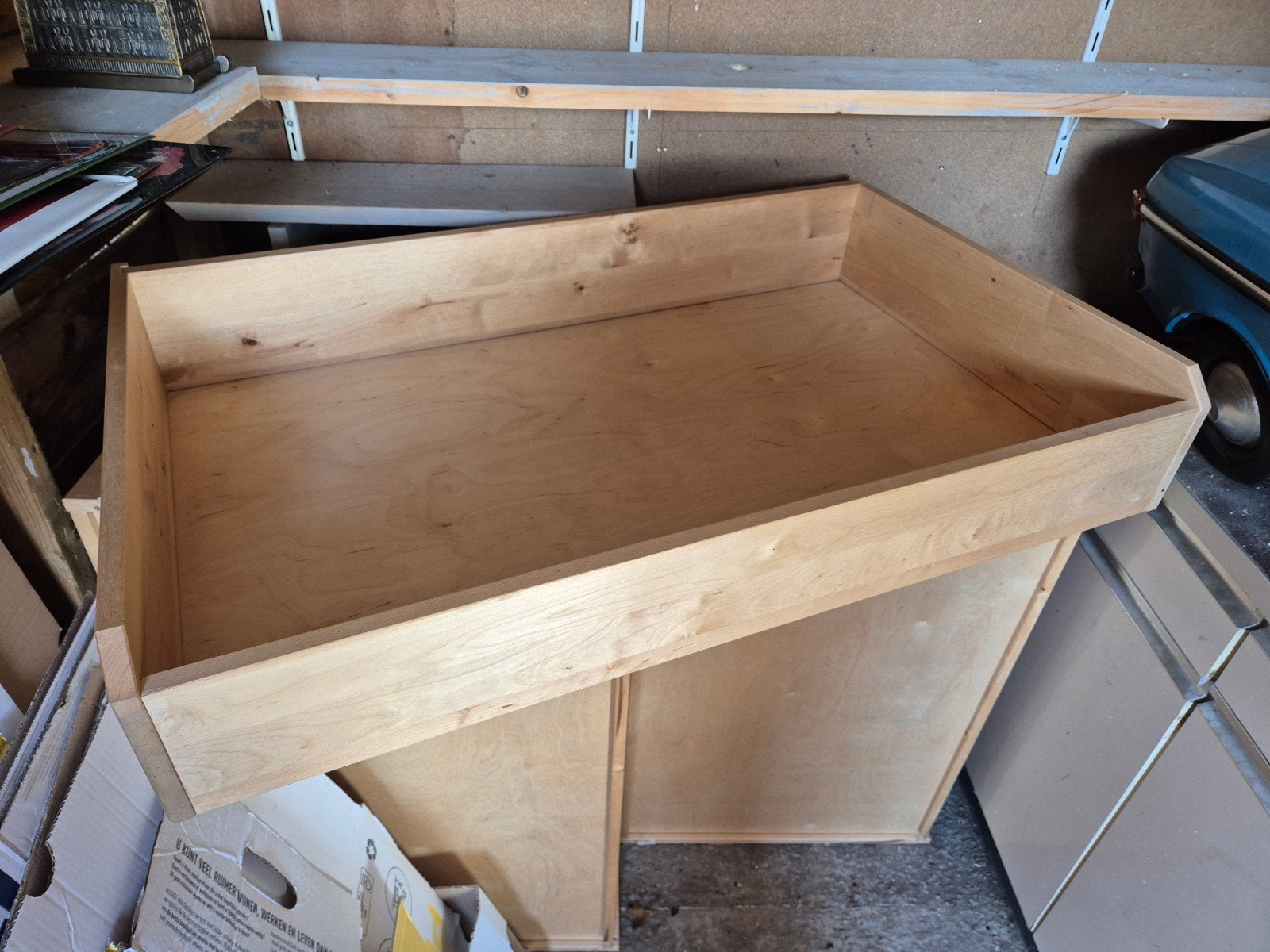 IKEA PAX / KOMPLEMENT – 4 lades en diverse planken, Doe-het-zelf en Verbouw, Ophalen, Gebruikt, Minder dan 25 mm, Plank