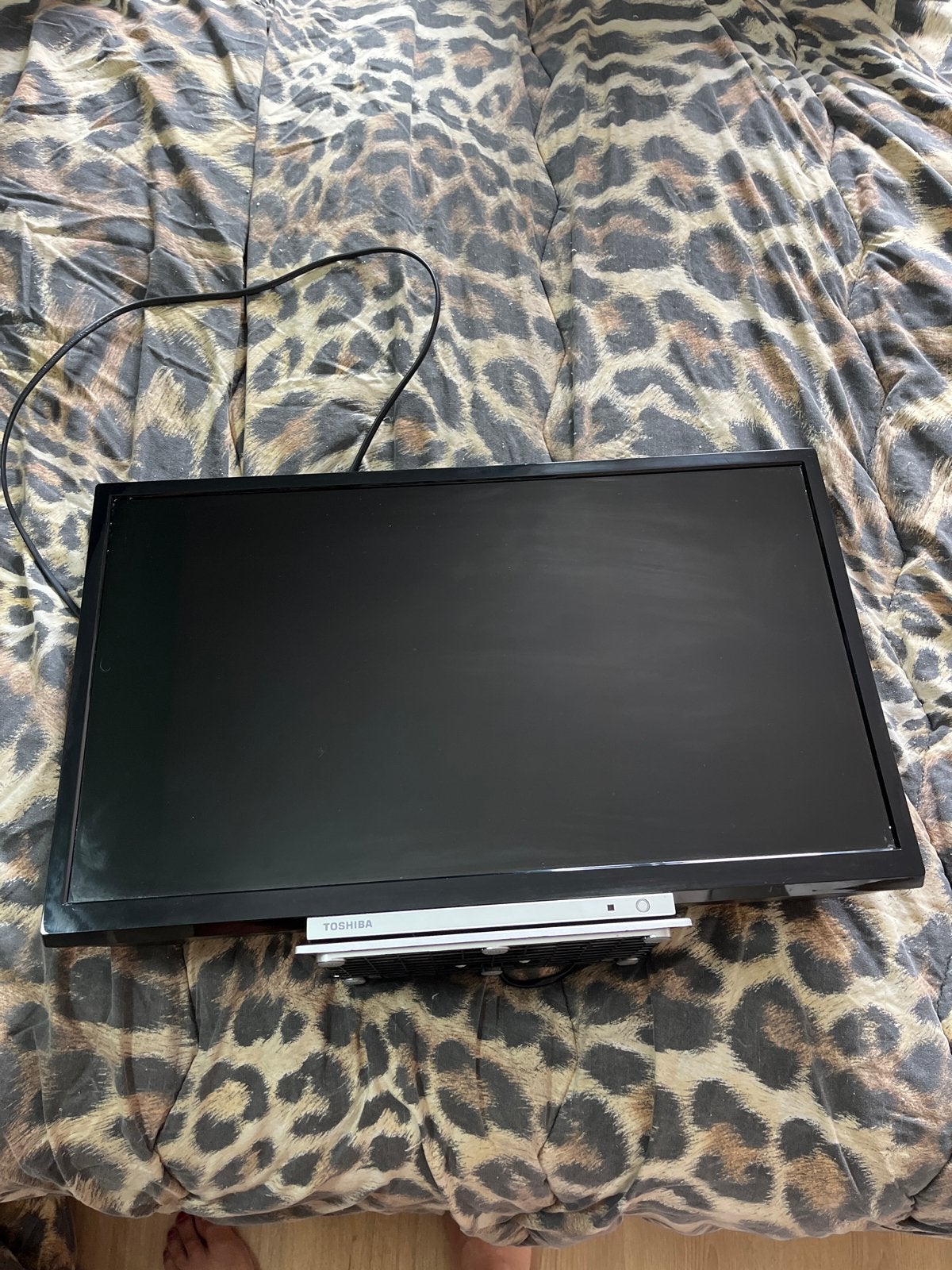 Toshiba 24W3863DA LCD TV - Zo goed als nieuw, Ophalen, Toshiba, 50 Hz, Zo goed als nieuw