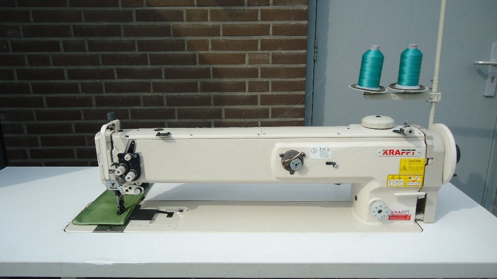Industrie Machine Krafft 3 Voudig Transport lange arm 65cm, Overige merken, Gebruikt, Ophalen of Verzenden, Naaimachine