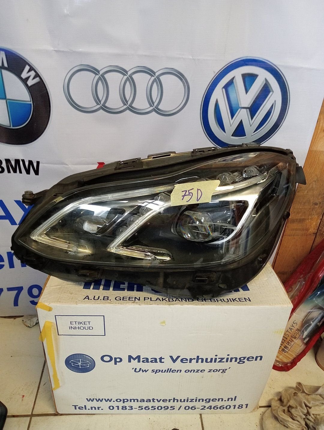Mercedes E-klasse W212 Koplamp  a2129063103kz, Gebruikt, -, Ophalen of Verzenden, -