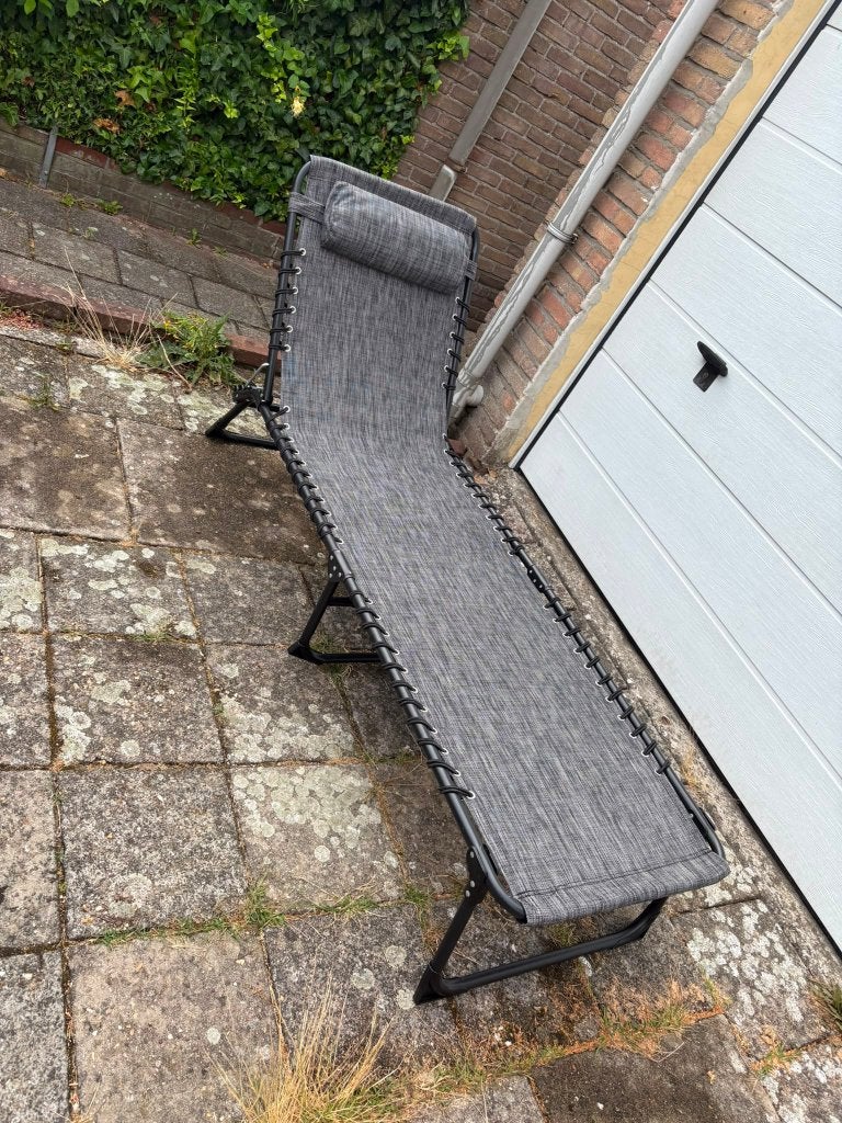 Ligbed tuin of camping, Ophalen, Aluminium