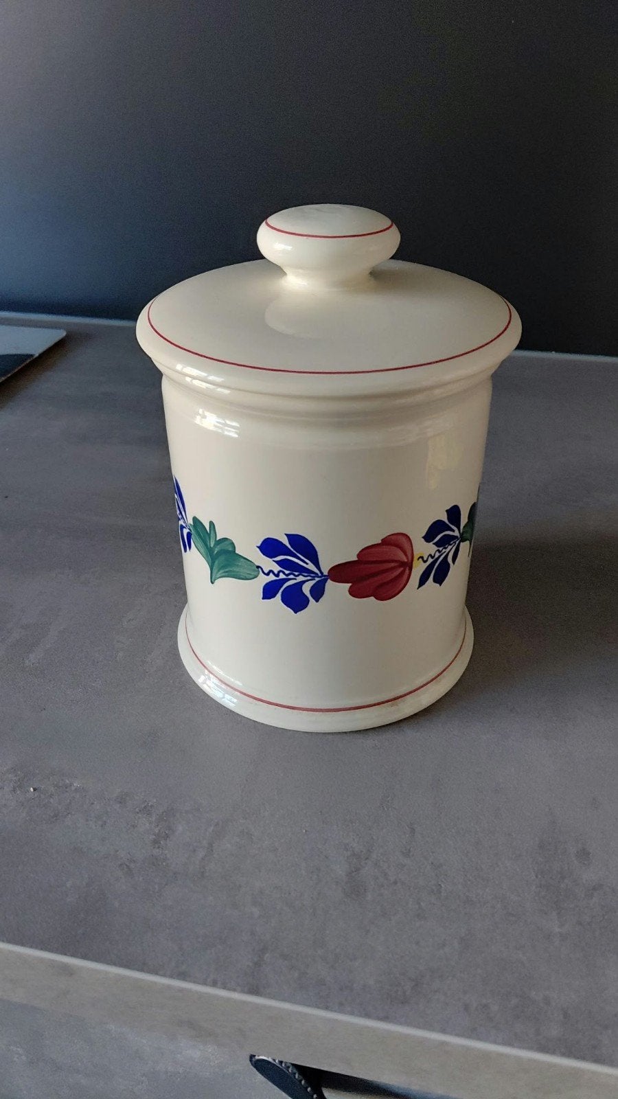 boerenbont voorraad pot, Ophalen of Verzenden, Zo goed als nieuw, Glas