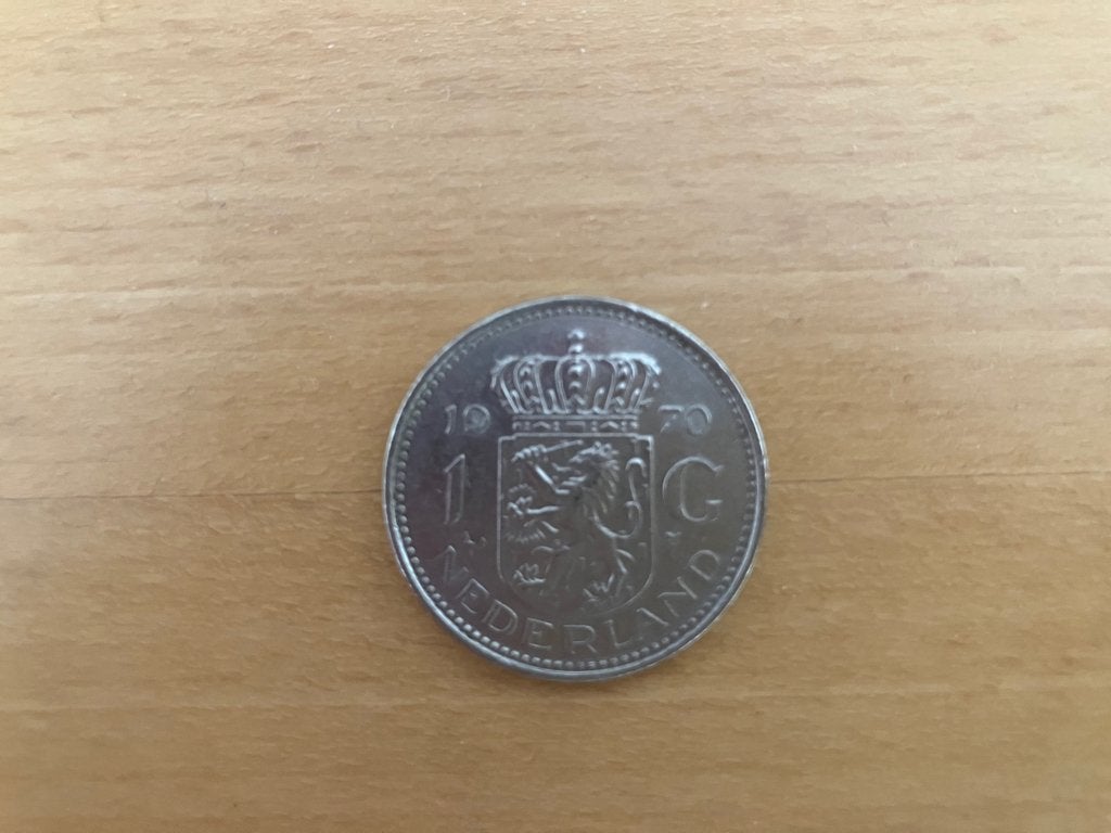 Gulden 1970, Postzegels en Munten, Munten | Nederland, Ophalen of Verzenden, Koningin Juliana, 1 gulden, Losse munt