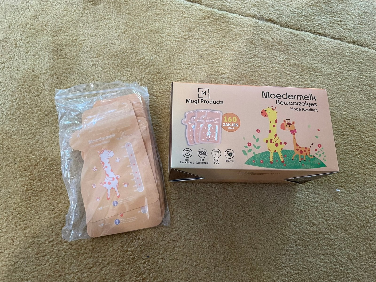 Bewaarzakjes borstvoeding / moedermelk, Ophalen, Nieuw, Bewaarbakje