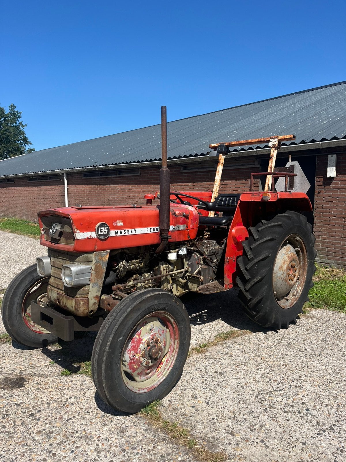 Massey ferguson 135, Ophalen