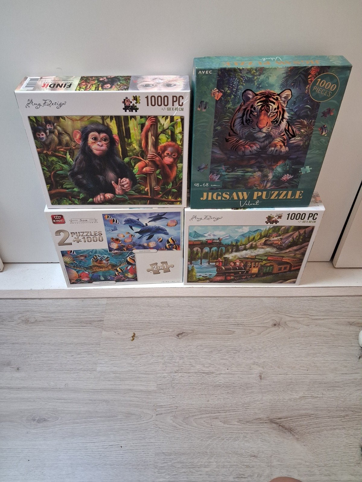 Puzzels, Ophalen, 500 t/m 1500 stukjes, Zo goed als nieuw, Legpuzzel