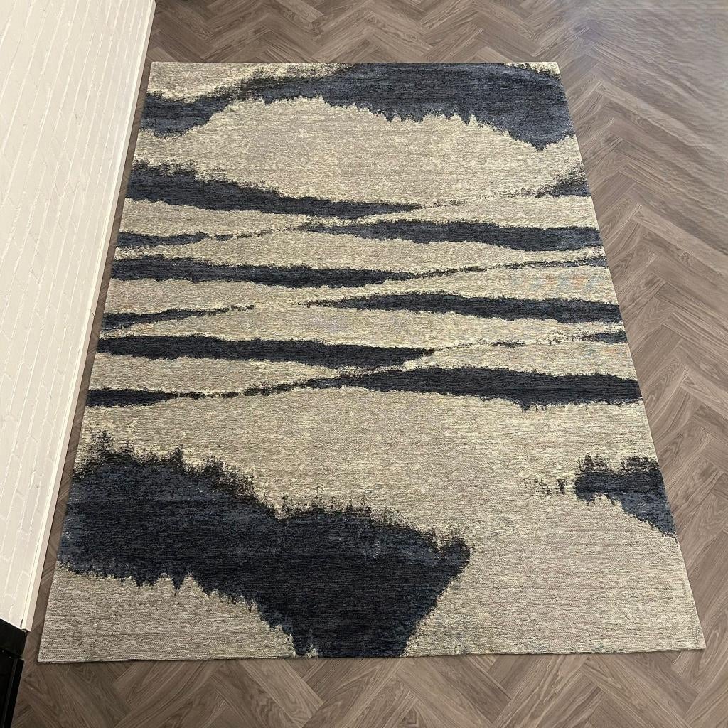 Montel Bonnier Blue Vloerkleed - 240x340cm, Huis en Inrichting, Stoffering | Tapijten en Kleden, Overige kleuren, 200 cm of meer