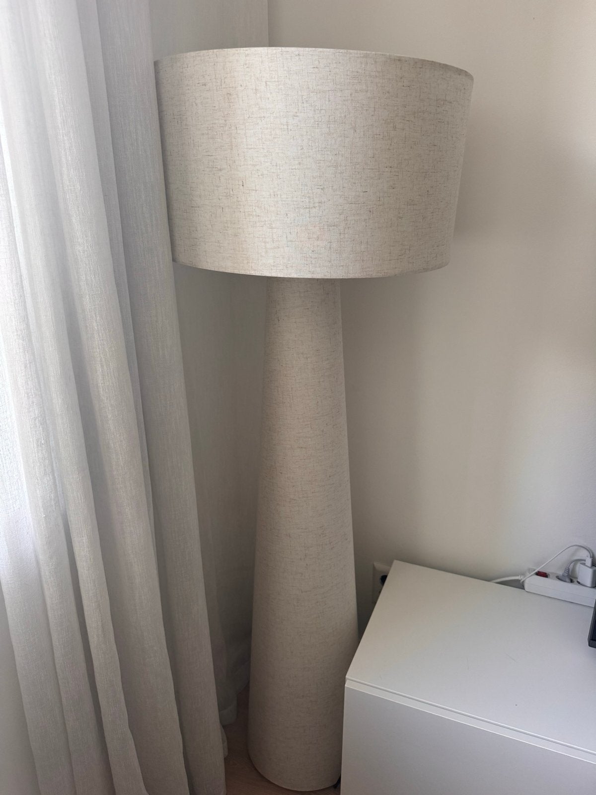 Vloerlamp Pandia off white Kwantum, Ophalen, Gebruikt, Textiel, E27 (groot)