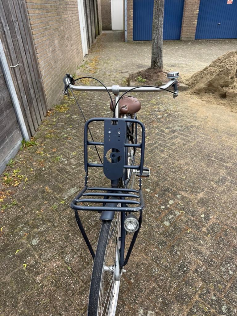 Gebruikte fiets met voordrager, Terugtraprem, Ophalen, Overige merken, 53 tot 56 cm