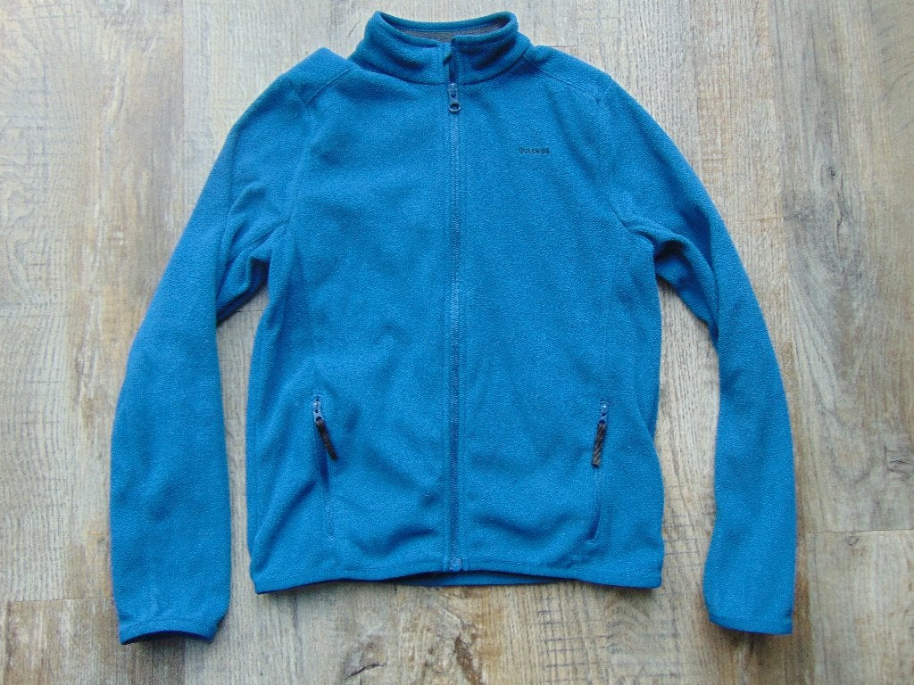 Vest blauw fleece vestje maat 140 / 146 Decathlon, Trui of Vest, Decathlon, Ophalen of Verzenden, Zo goed als nieuw