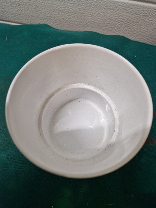 bloempot wit gestreept, Ophalen of Verzenden, 'T Olde Gre-j, Info@toldegrej.nl, Endepoelstraat 20f Didam